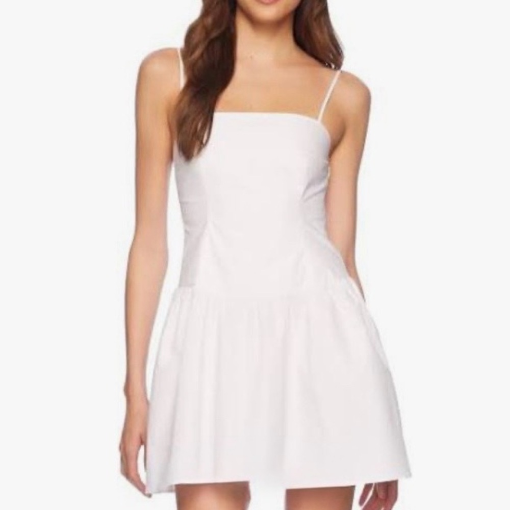Poplin Drop Waist Minidress XL